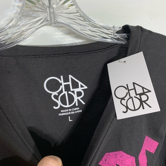 CHASER AC/DC Rainbow short sleeve T-shirt band graphic tee new w tags - Picture 4 of 5